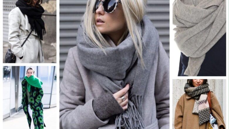 Как носить шарфы модно